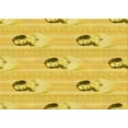 thumbnail image 1 of Ahgly Company Indoor Rectangle Patterned Banana Yellow Area Rugs, 6' x 9', 1 of 6