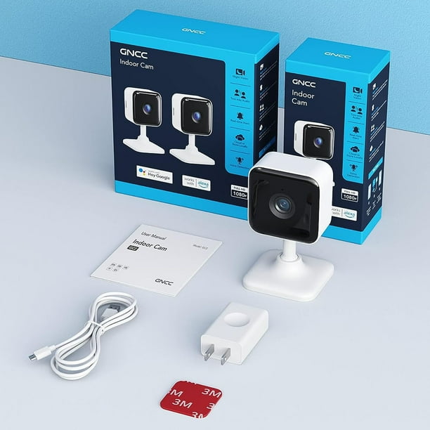 GNCC GC2 1080P Indoor Security Cam, Motion Detection, 2-Way Audio
