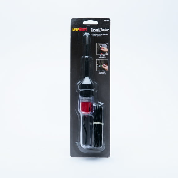 EverStart 6/12 Volt Circuit Tester, AA Battery Size, Product Net Content: 1 Unit, Suitable for Automotive Testing