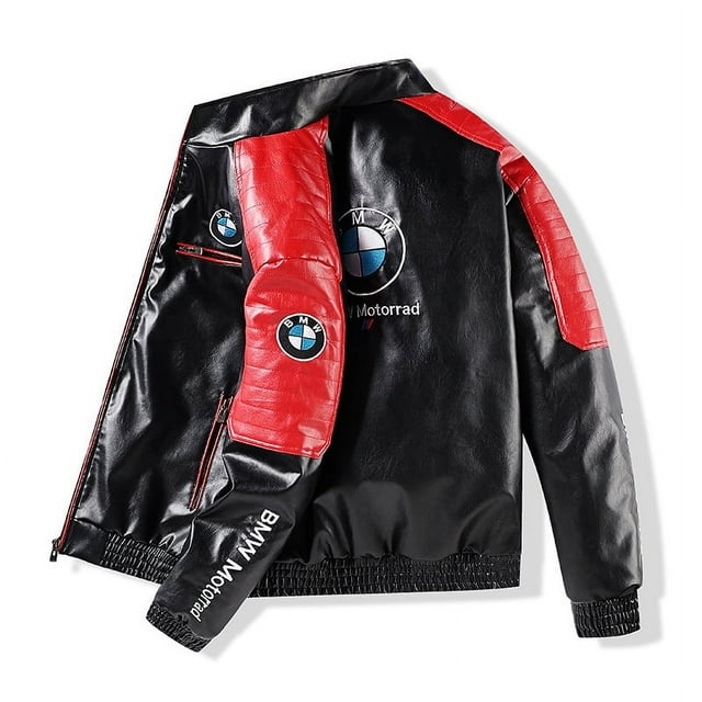 New F1 leather jacket, racing suit jacket, men's baseball couple jacket, motorcycle riding motorcycle suit, windproof jacket