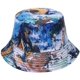 thumbnail image 1 of Sombrero de cubo unisex Gorra de pesca al aire libre de verano Sun Beach de doble cara, 11 Feliz Sencillez, 1 of 3