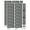 Black, variant on Packing List Enclosed Double Border Sticker Set - Red - Gloss Finish - 1.75" Medium
