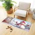 thumbnail image 4 of Snowflakes Bathroom Rug Mat Ultra Soft Non Slip and Absorbent Plush Rugs Washable Quick Dry Bath Rugs 39 x 20 Inches Home Decor, 4 of 7