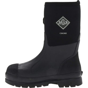 Muck Boot Chore Classic Men's Rubber Work Boot 10, Black