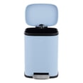 thumbnail image 6 of happimess Connor Rectangular 13.2-Gallon Trash Can with Soft-Close Lid and FREE Mini Trash Can, Tide Pool Blue, HPM1006H, 6 of 10