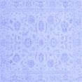 thumbnail image 1 of Ahgly Company Indoor Square Oriental Blue Traditional Area Rugs, 6' Square, 1 of 4