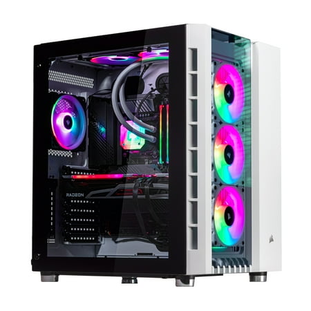 Velztorm Prizma 12th Gen CTO Gaming Desktop (Intel i9-12900K (Alder Lake) 16-Core, Radeon RX 6600 XT 8GB, 64GB DDR5 4800MHz RAM, 2TB PCIe SSD + 3TB HDD, 240 mm AIO, WiFi 6, BT 5.2, Win 10 Pro)