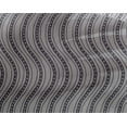 thumbnail image 4 of oneOone Georgette Viscose Fabric Dot & Waves Block Printed Fabric 1 Yard 42 Inch Wide, 4 of 4