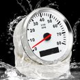 thumbnail image 5 of Geloo Tachometer 85MM 0-8000 RPM Tachometer Gauge Hour Meter for Boat Car Truck Yacht, 5 of 11