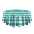 thumbnail image 5 of Christmas Round Tablecloth 60x60in(153x153cm) – Waterproof Polyester Table Cover with Full Print Design, Wrinkle Resistant & Washable for Kitchen Dining Party Decor, 5 of 6