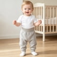 thumbnail image 2 of NIEWTR High Waisted Baby Sweatpants For Spring and —suitable For Boys and Girls Designed For Outdoor Wear and Featuring A Roomy Seat Friendly Fit, 2 of 5