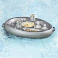 thumbnail image 3 of Floating Drink Holder Summer Inflatable Float Beer Drinking Cooler Table, 3 of 7