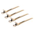 thumbnail image 4 of 12pcs Duck Billed Hair Clips Large Opening Angle Tighter Clamping Force Convenient Practical Durable Hairstyle ToolGold, 4 of 14