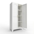 thumbnail image 7 of Steel Metal Storage Cabinet with Adjustable Shelves Large Capacity for Bedroom and Living Room Organization, 7 of 7