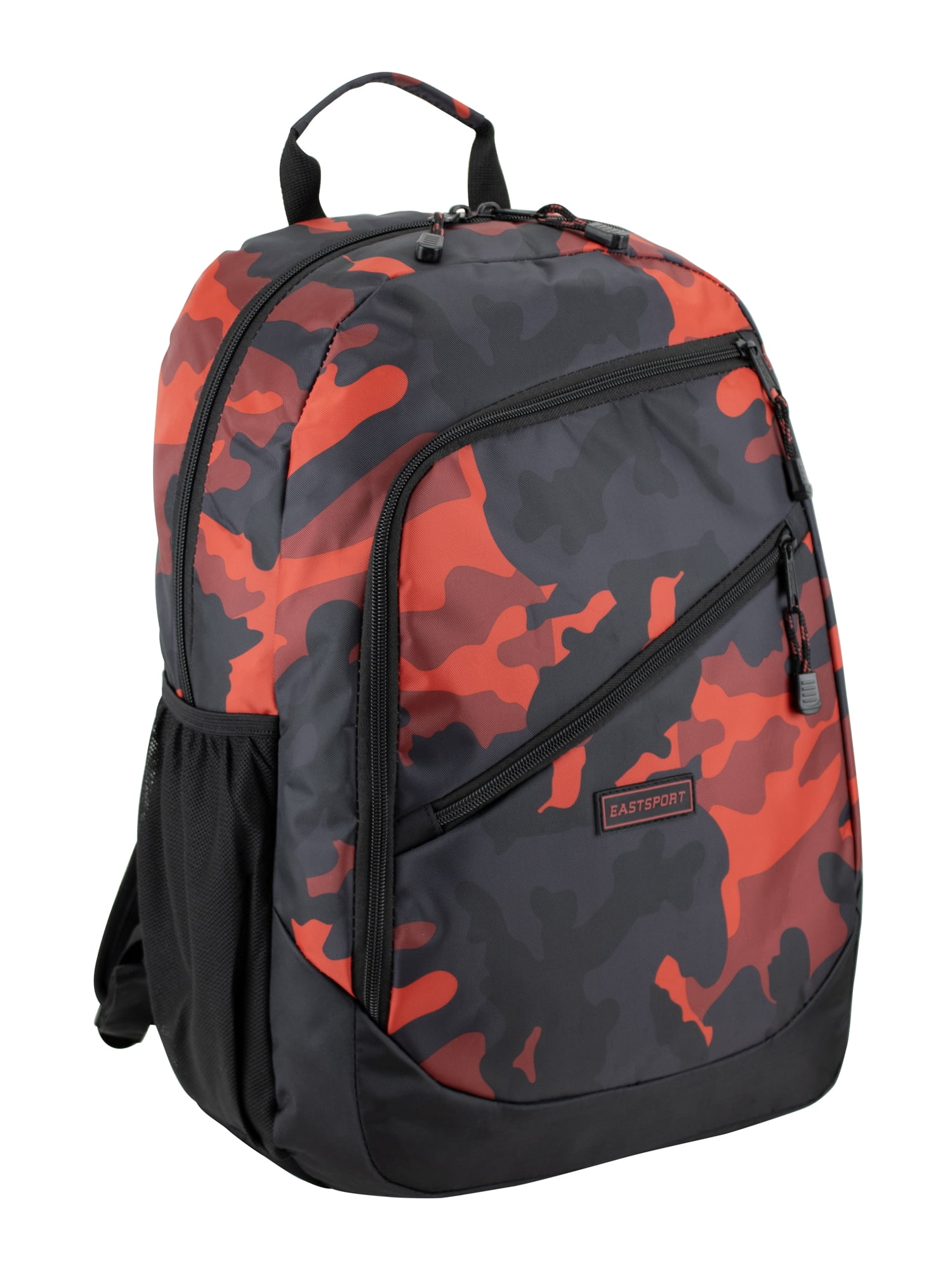 Eastsport Unisex 18.5" Rocket Sport Backpack, Fiery Red Camo