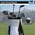 thumbnail image 5 of Birdie Golf: Birdie Bath - Black Magnetic Golf Towel, Premium Microfiber, Deep Waffle Pockets, Strong Magnet, 25lb Pull, Superior Water Absorption, 5 of 9