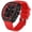 6157Red, variant on Men's Barrel Shape Digital Sport Watch Waterproof Multifunction Wristwatch with 3 Time Zones & Alarm