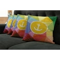 thumbnail image 5 of Ambesonne Colorful Throw Pillow Cover 4 Pack, Holiday Sailor Summer, 18", Multicolor, 5 of 5
