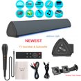 thumbnail image 3 of Injueey Altavoz inalámbrico externo Volumen ajustable RCA compatible con Bluetooth 5.0 Barra de sonido Control remoto Soporte de tarjeta TF Sistemas de cine en casa, 3 of 6