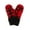 Red, variant on C.C Buffalo Check Knit Gloves Various Colors
