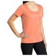 thumbnail image 4 of Yellow Rooster Women's Posi-UV Pro Scoop Neck T-Shirts Soft Coral XL, 4 of 6