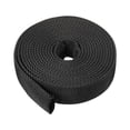 thumbnail image 1 of Unique Bargains 1' ID 10FT Nylon Protective Hose Sleeve, Cable Cover Sheath Protection, Black, 1 of 4