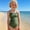F-59Army Green, variant on ZHOGXU Children Girls Two Piece Swimwear Sleeveless Suspenders Solid Color Top And Shorts Comfortable Fashion Beachwear For Pool Beach,Army Green,10-11 Years