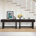 thumbnail image 2 of Aukfa 52" Console Table with Storage Drawers, Fluted Sofa Table for Living Room/Hallway Entryway Foyer, Espresso, 2 of 8