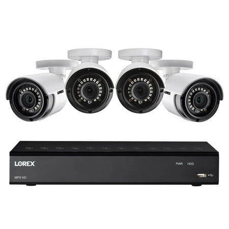 Lorex 1080P HD 8 Channel DVR Security System with 4 1080p