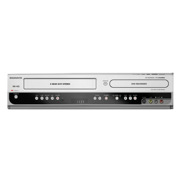 Magnavox Zv4mw8 Dvd Recorder Vcr Dubbing Mode Combo Av Remote Manual Included Refurbished Walmart Com Walmart Com