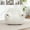 White + faux fur + Foam-1, variant on Dark Gray Faux Fur Bean Bag Chair (High-Density Foam – Back Support+Footstool, Pre-Filled, Adult/Kid, Living Room/Bedroom)