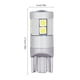 thumbnail image 3 of Riwesomey Luz Universal de 12V CC para coche, lámpara para matrícula de vehículo, bombilla, reparación de automóviles, mejora de piezas de repuesto Bombillas para automóviles Rosado morado Riwesomey VI018334-06, 3 of 6