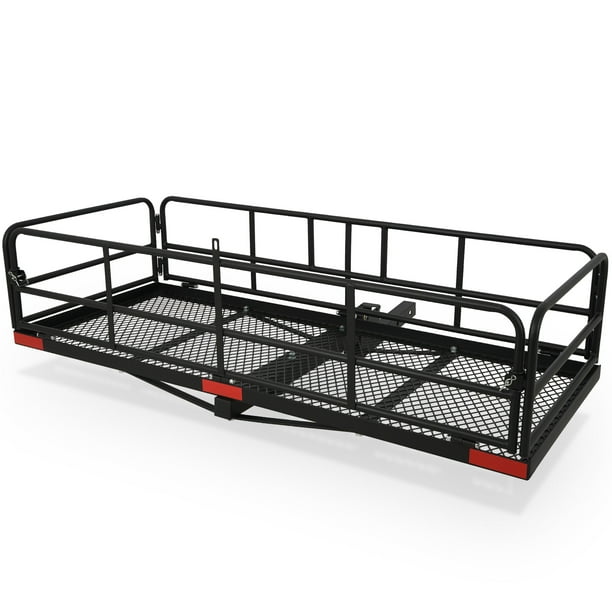 ARKSEN Foldable 60"x 24"x 14" Trailer Hitch Cargo Carrier W/Cargo Bag