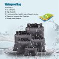 thumbnail image 2 of Dry Bag Waterproof Sack Foldable Moisture Barrier Pocket Flexible Rafting Storage Light Reserve Pouch Multifunctional Strap Hook Black, 2 of 6