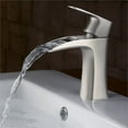 Fortore Single Hole Bathroom Vanity Faucet in Brushed Nickel - Walmart.com