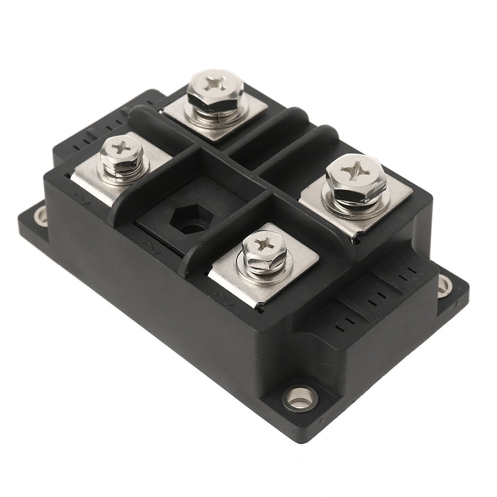 Apooke Single-Phase Diode Bridge Rectifier 400A Amp High Power 1600V Electrical Accessory 4 Terminal Diode Rectification Module