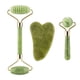 thumbnail image 1 of Juego de 3 herramientas de masaje con raspado de guasha, tablero de guasha de piedra de jade, utilizado para el cuidado/fortalecimiento del cuerpo de la cara, el cuello, los brazos, los homb, 1 of 5