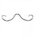 thumbnail image 1 of Anillos de nariz Strade Fareast Limited con bigote único para bodas fiestas aniversarios Color acero, 1 of 8