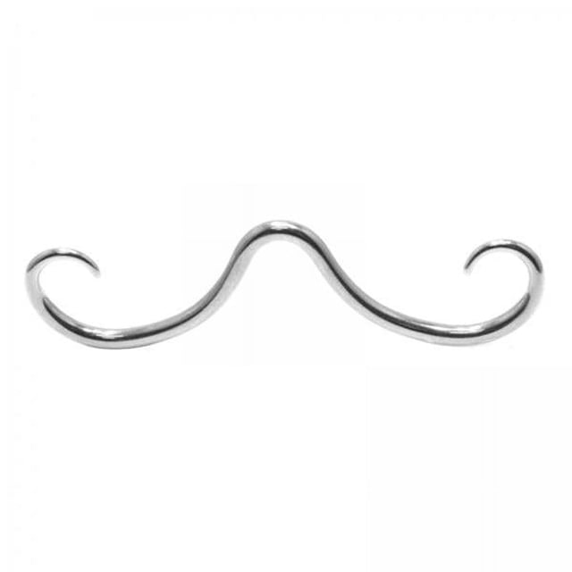 Anillos de nariz Strade Fareast Limited con bigote único para bodas fiestas aniversarios Color acero
