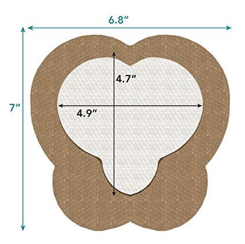 Areza Medical Sacral Silicone Superabsorbent Foam Dressing 7" X 7" Box of 5 Sterile Dressings