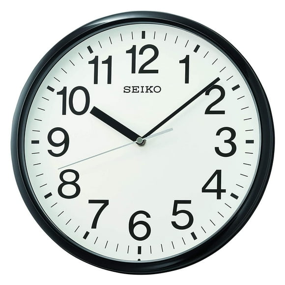 Reloj de pared Seiko Business 30 cm negro