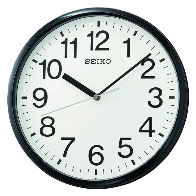 Reloj de pared Seiko Business 30 cm negro