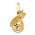 thumbnail image 3 of Finest Gold 14K Holds 5 mm Stone, Fancy Chain Slide Mounting, 3 of 4