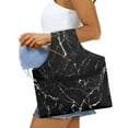 thumbnail image 4 of KUIFORTI Crochet Bag Organizer Yarn Storage Bag Black Marble Crochet Tote Bag for Crochet Lovers Yarn Lover Bag Knitting Bag Accessories, Size L, 4 of 7