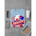 thumbnail image 3 of All American King 4Th July T-Shirt Men -Image by Shutterstock, Male 3X-Large, 3 of 4