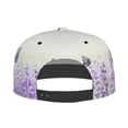 thumbnail image 5 of Flat Bill Trucker Hats for Women Men - Lavender and Butterfly Adjustable Flat Baseball Cap Snapback Hats Dad Hats for Men, 5 of 7