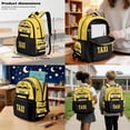 thumbnail image 3 of Kuiaobaty Taxi Pattern 3 Pcs Backpack Set with Pencil Case for Kids Boys 17 Inch Backpack and Lunch Bag Set with Bottle Holder Multi Pockets Bookbag with Pencil Bags for School Camping, 3 of 7