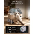 thumbnail image 5 of Self-Cleaning Cat Litter Box, 76L Large Capacity Automatic Litter Box with App Control, Safety Sensors, Odor Free, Quiet Operation, 5 of 8