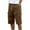 Brown, variant on Men's Cargo Shorts for Outdoor Activities with Multiple Pockets Comfortable Summer Wear Pairing with T Shirts Men's Shorts Dark Gray S