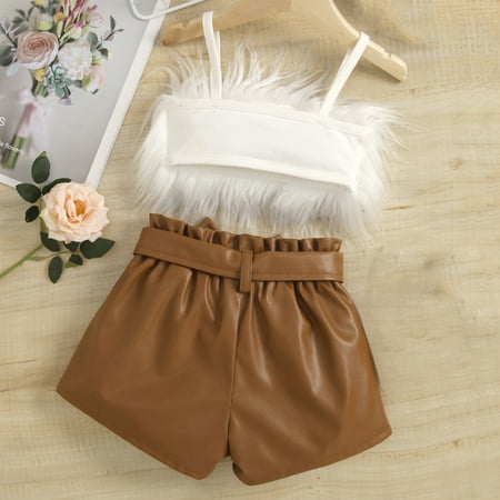 

kpoplk Holiday Baby Girl Outfit Baby Girls Sunflower Romper Ruffle Bodysuit Jumpsuit Overalls Headband Summer Outfits(White)